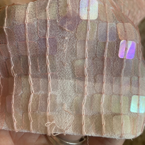 Light pink sequin tank top NWT size 24 - Picture 7 of 7